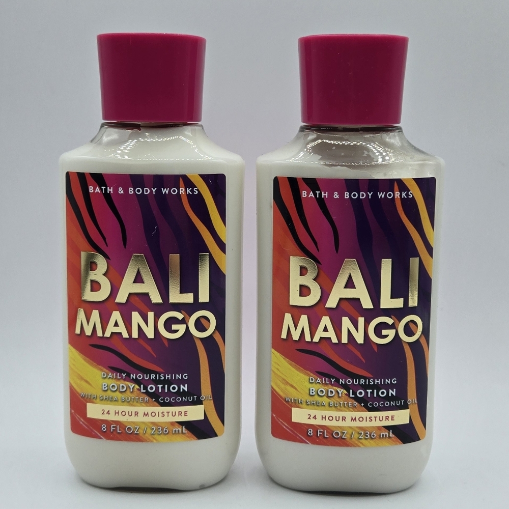 Bath and Body Works Bali Mango Body Lotion Bundle Set